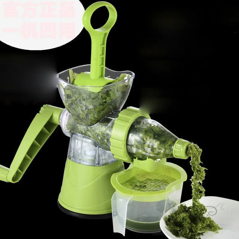 Manual Cold Press Juicer | Portable Wheatgrass & Soft Fruit Juicer