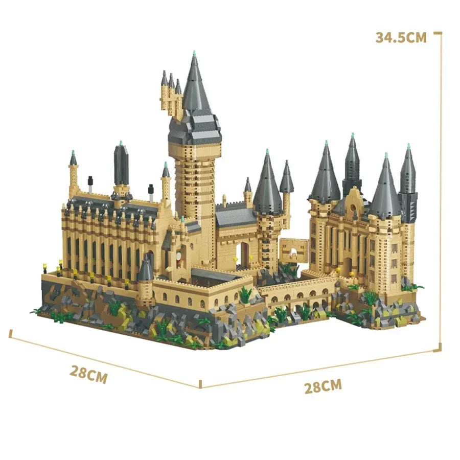 Educational DIY Magic Castle Building Set Medieval Architecture Creative Technical MOC Assembly Bricks Gift Kids Adults Holiday