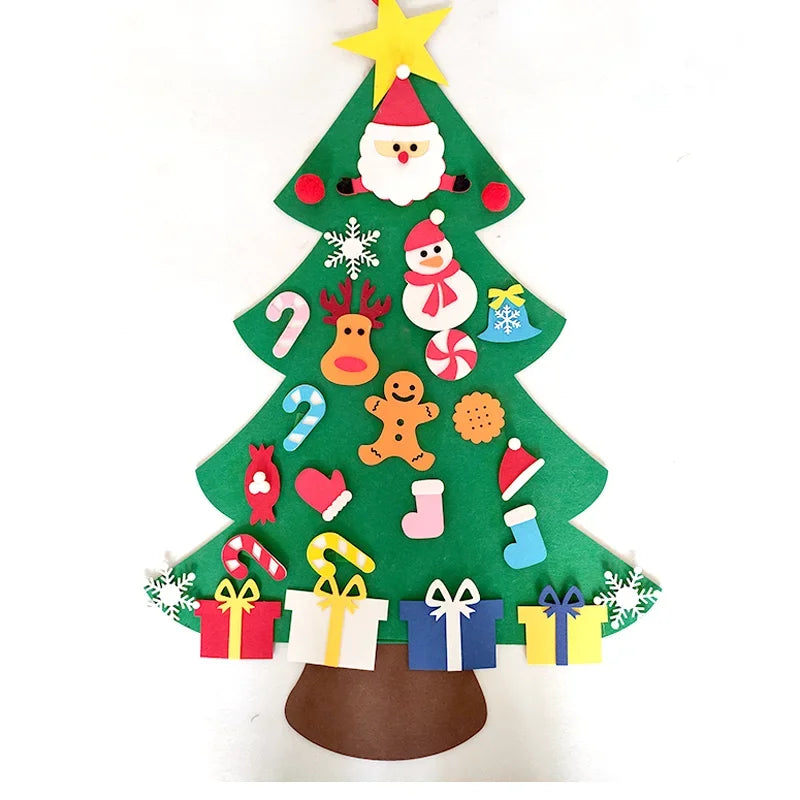 DIY Felt Christmas Tree for Toddlers - Montessori Wall Hanging