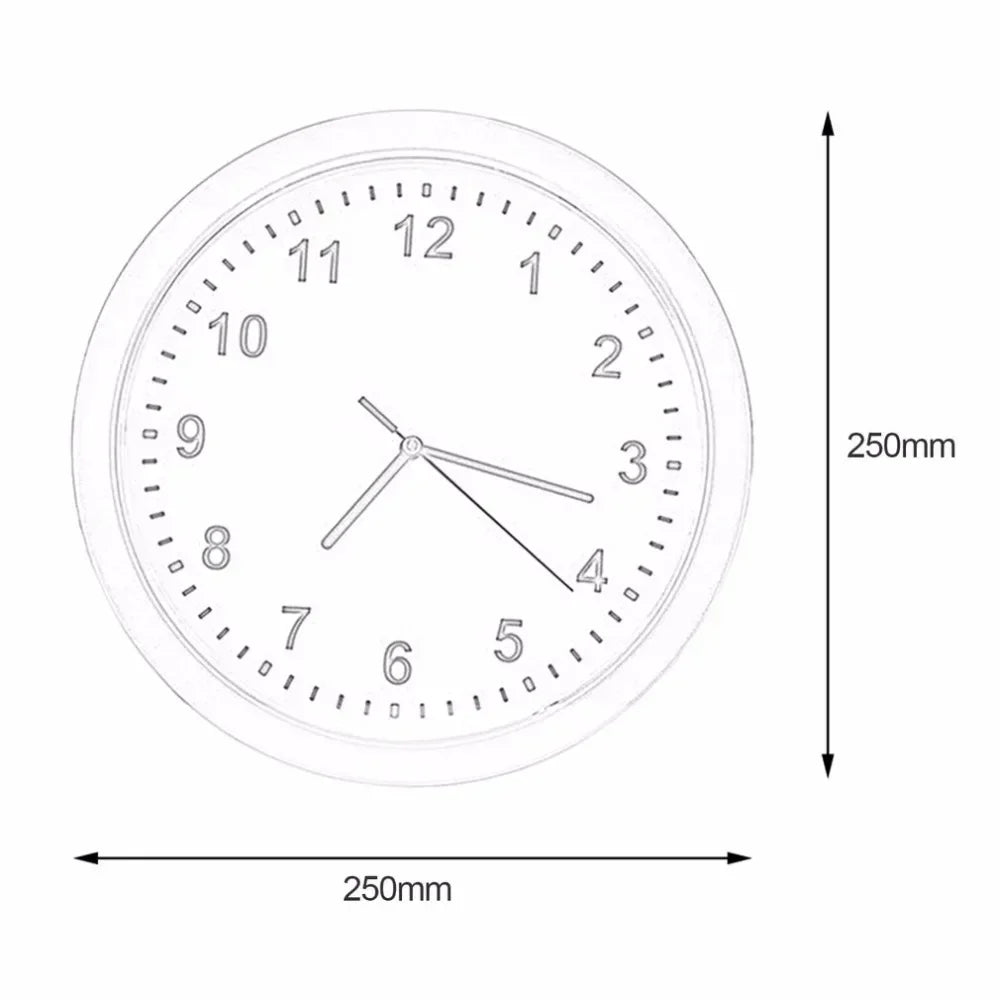 Secret Hidden Safe Wall Clock - Discreet Security Compartment