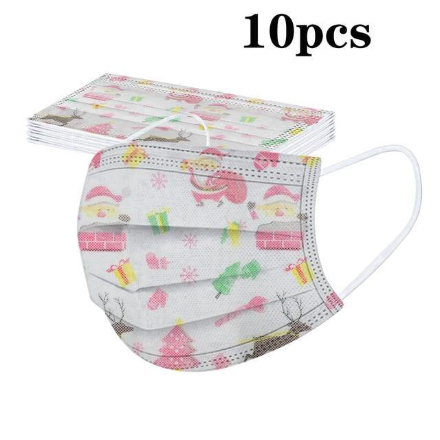 10 Piece Christmas Face Masks For Parties and Gifts - Buy Confidently with Smart Sales Australia