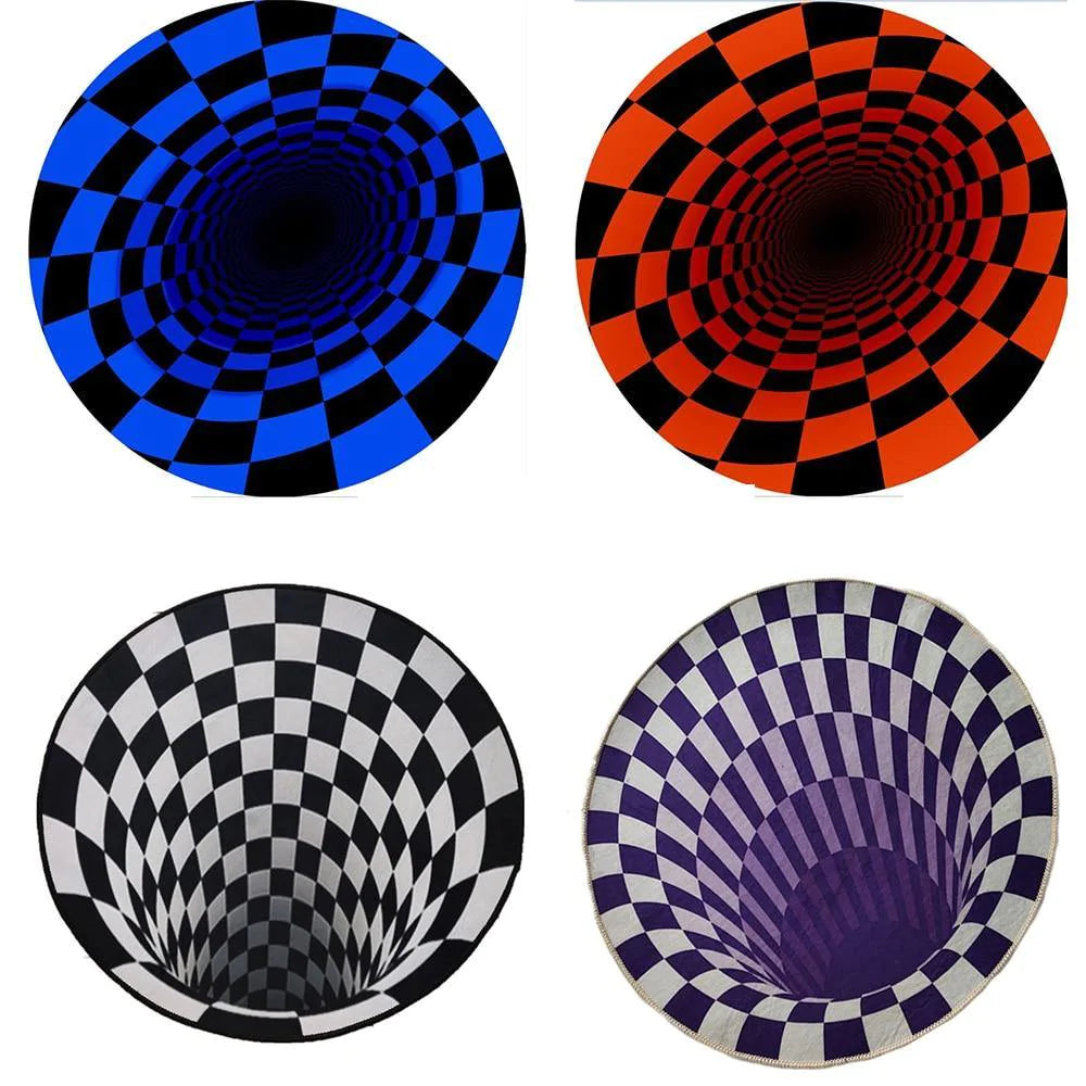 3D Minimalist Vortex Illusion Mat Decor - Buy Confidently with Smart Sales Australia