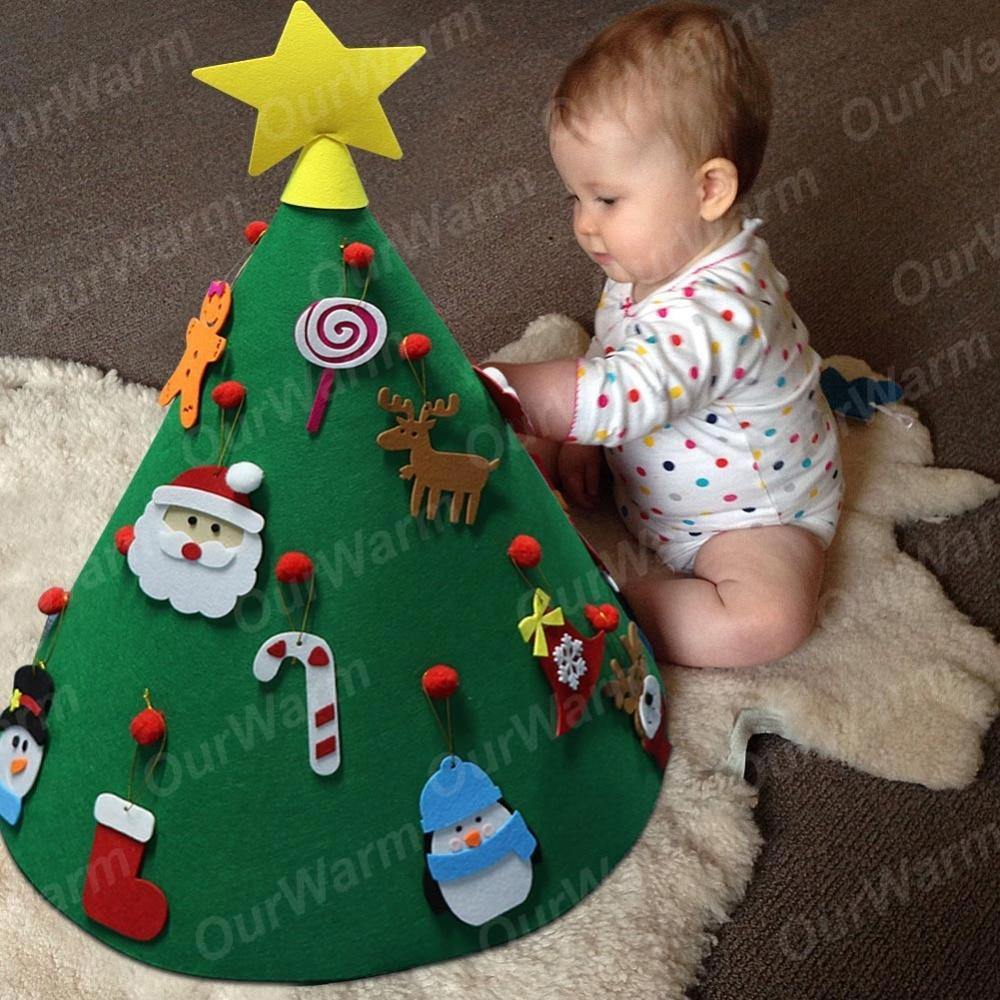 DIY Synthetic Felt Christmas Tree Toy for Kids and Home Decor - Buy Confidently with Smart Sales Australia