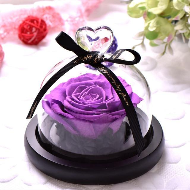 Lovely Real Rose Preserved Artificial Flower Gift For Your Wife and Girlfriend - Buy Confidently with Smart Sales Australia