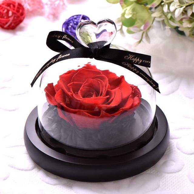 Lovely Real Rose Preserved Artificial Flower Gift For Your Wife and Girlfriend - Buy Confidently with Smart Sales Australia