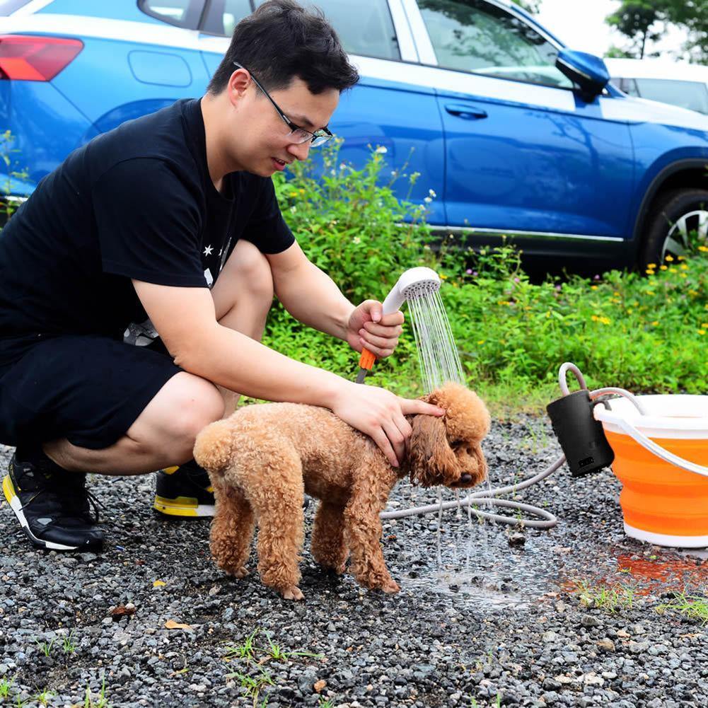 Rechargeable Handy Electric Bathing Pump For Outdoor Camping - Buy Confidently with Smart Sales Australia