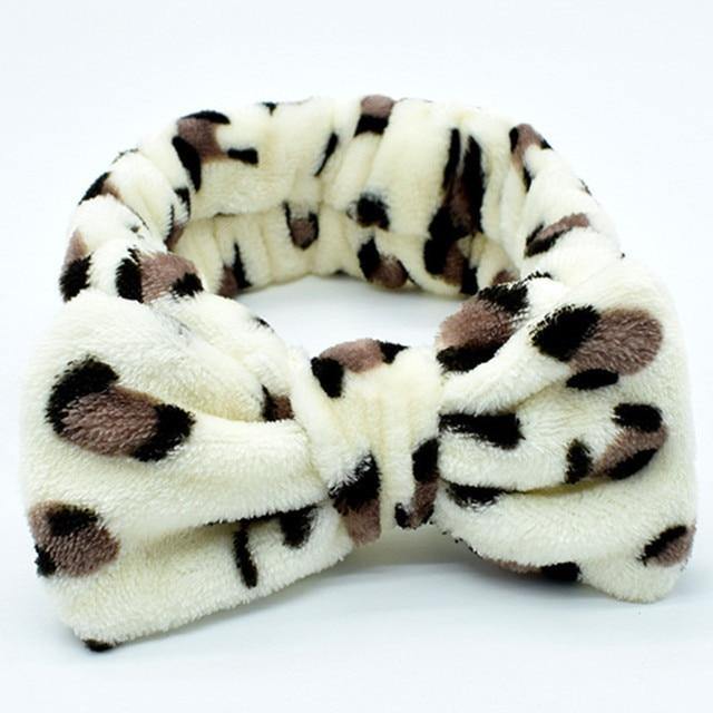 Soft Coral Fleece OMG Bow Headband Turban For Girls - Buy Confidently with Smart Sales Australia