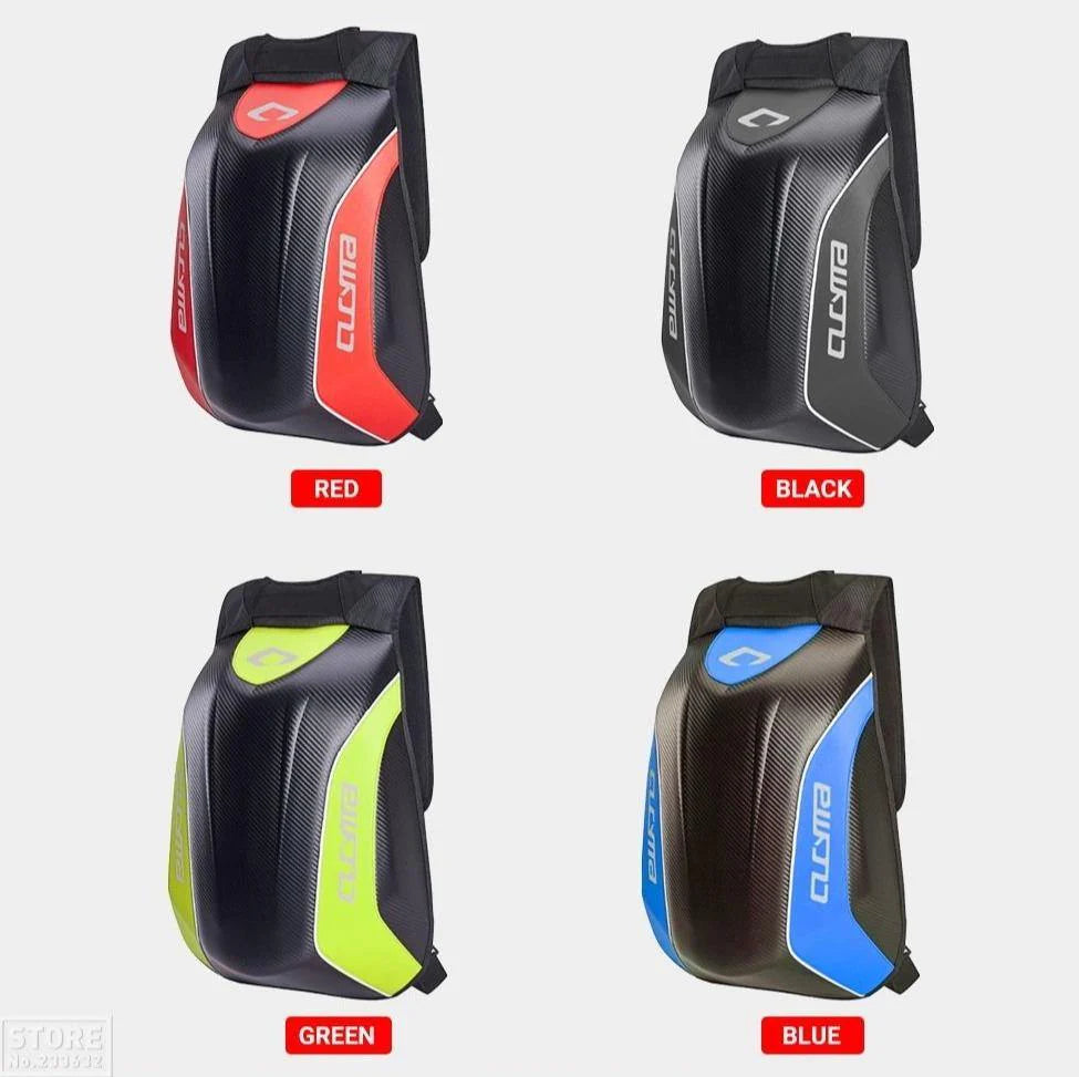 Stylish Carbon Fiber Motorcycle/Motorbike Travel Backpack - Buy Confidently with Smart Sales Australia