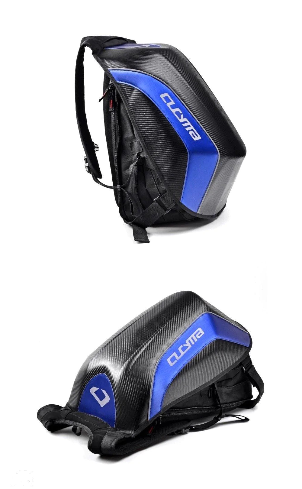 Stylish Carbon Fiber Motorcycle/Motorbike Travel Backpack - Buy Confidently with Smart Sales Australia