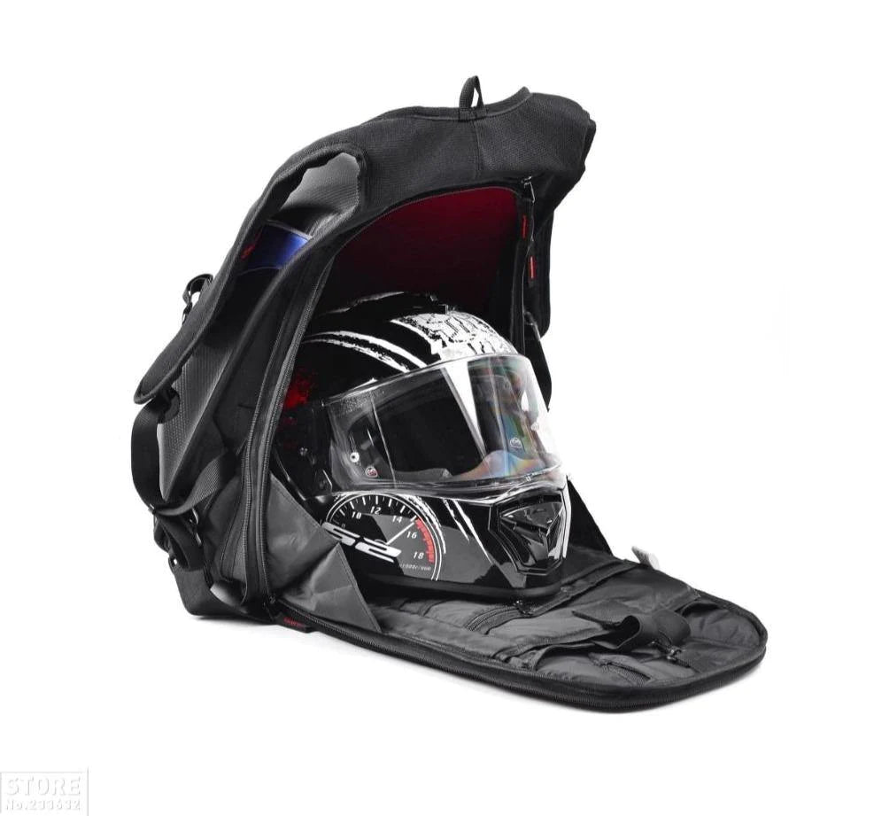 Stylish Carbon Fiber Motorcycle/Motorbike Travel Backpack - Buy Confidently with Smart Sales Australia