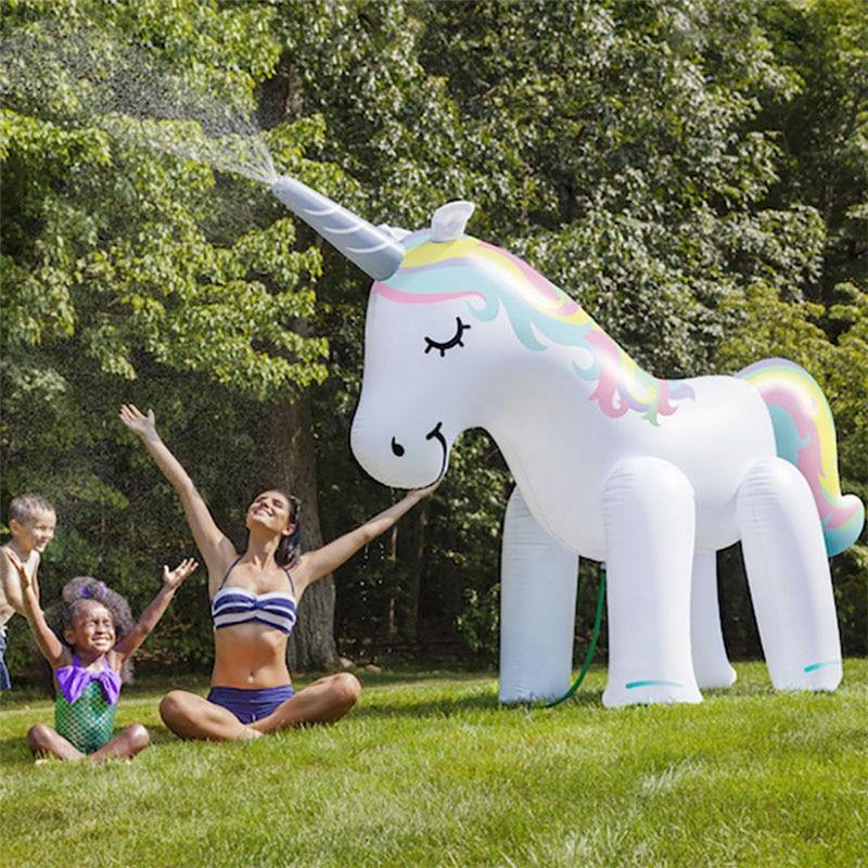 Summer Home PVC Animal Sprinkle Water Park Inflatable Elephant, Unicorn Spray Water Toys - Buy Confidently with Smart Sales Australia