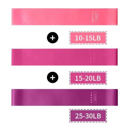 Unisex Elastic Bands For Exercise Yoga Workout 5 Pieces in One Set - Buy Confidently with Smart Sales Australia