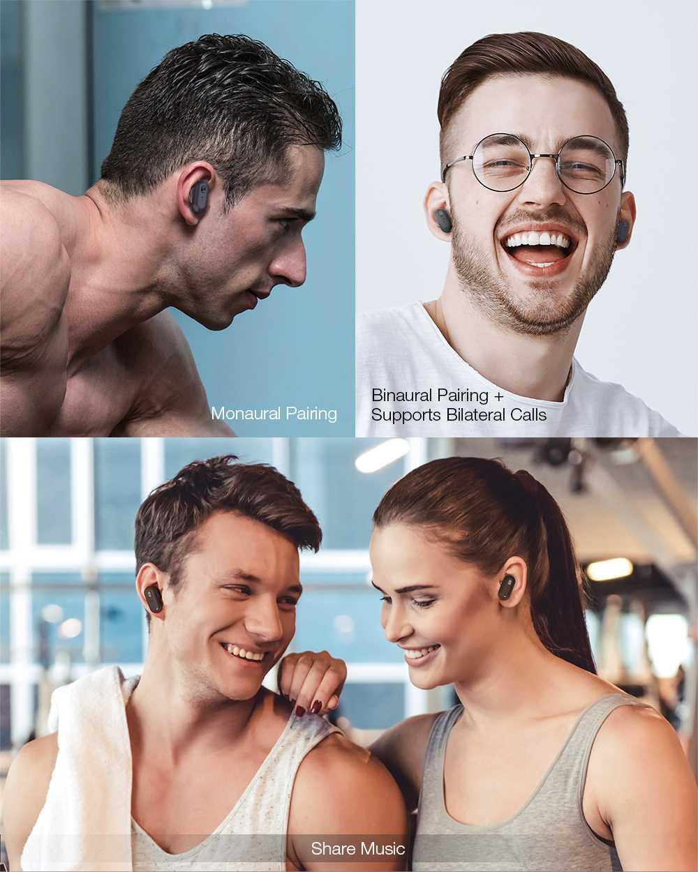 Wireless Blitzwolf BW-FYE7 Bluetooth 5.0 Dual Dynamic Driver In-ear Earphone Portable Charger Box 3D Stereo Bass Call Earbud - Buy Confidently with Smart Sales Australia