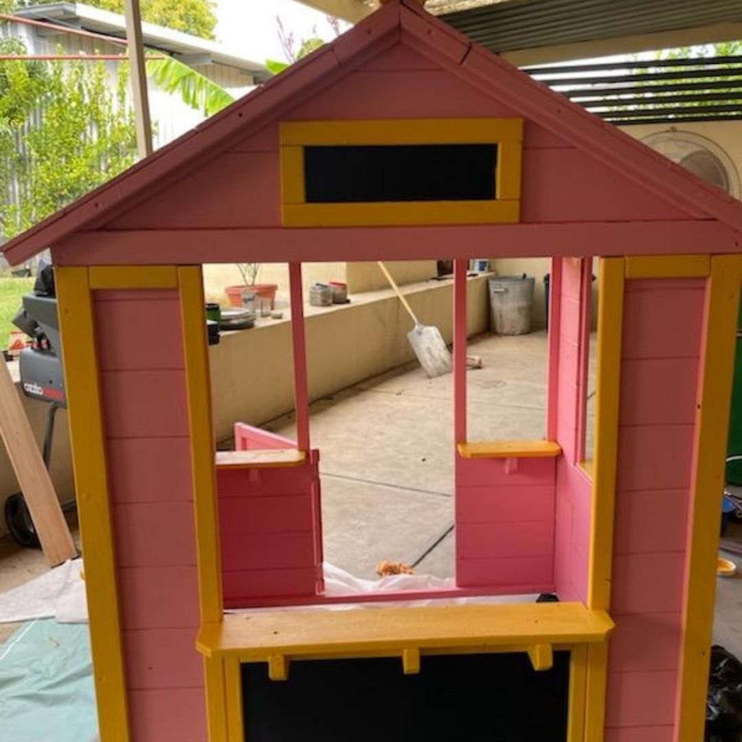 Kids Cafe Chino Cubby House | Wooden Playhouse with Cafe Shop Front