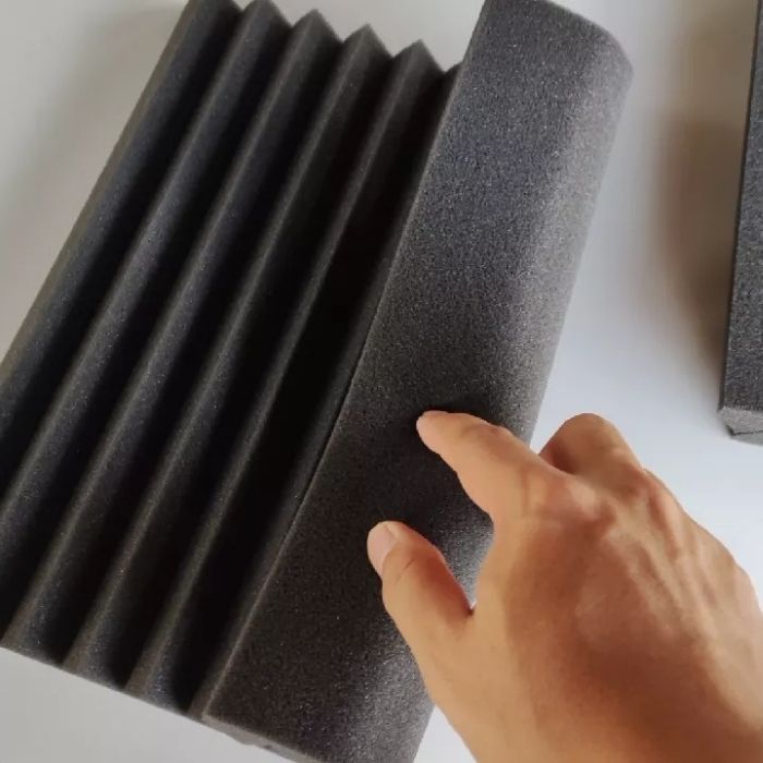 Acoustic Foam Panels 40 Pack | Studio Sound Absorption Wedge 30x30x5cm