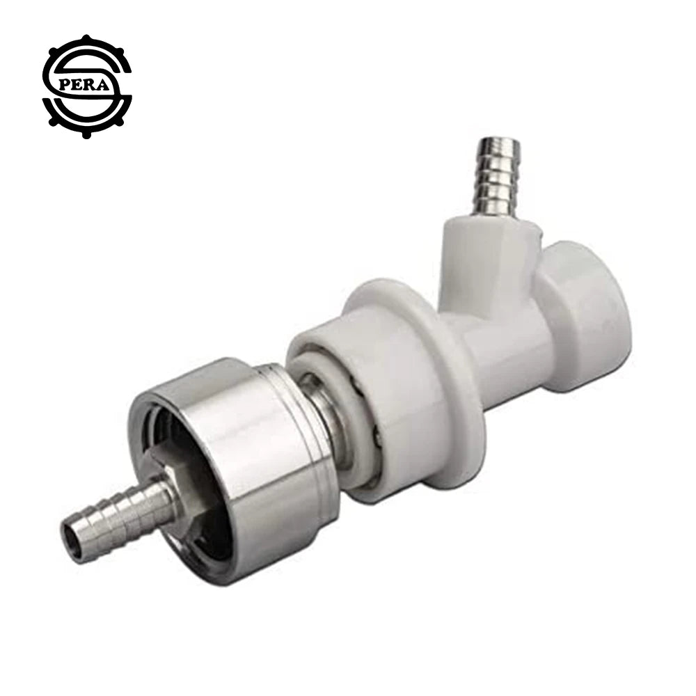 Stainless Steel Ball Lock Carbonation Cap - PET Bottle Kegging Post