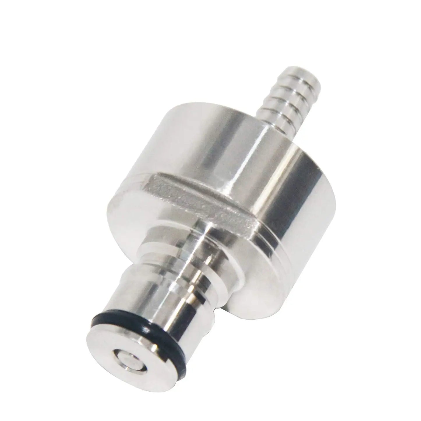 Stainless Steel Ball Lock Carbonation Cap - PET Bottle Kegging Post