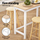 Bar Table and Stools Set (4 Chairs) | Pub Dining Desk Kitchen Cafe