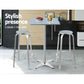 3-Piece Outdoor Bar Set | Bistro Table Stools Adjustable Height