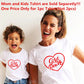 Family Matching T-Shirts | Mommy and Me Floral Heart Flower Outfits