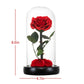 Preserved Rose in Glass Dome - Eternal LED Wedding Gift Rose