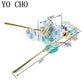 24K Gold Foil Eternal Galaxy Rose - Colorful Flower with "Love" Base