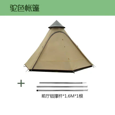 3-5 Person Indian Teepee Tent | Waterproof Wind-Resistant Glamping