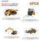 Alloy Diecast Excavator Loader | 1:50 Scale Metal Construction Model