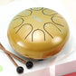 6" Steel Tongue Drum | 8 Note Ethereal Meditation & Yoga Hand Drum