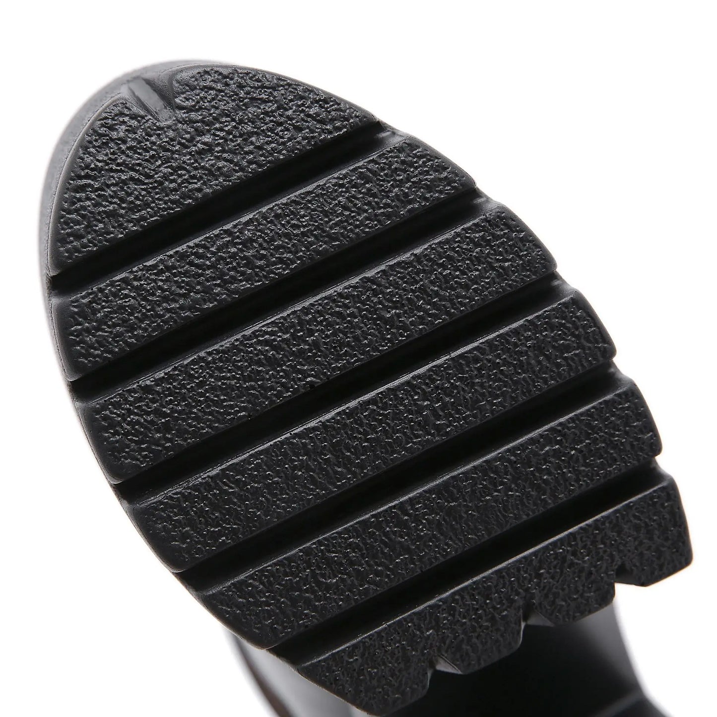 Women's Platform Boots - Black Buckle & Lace-Up High Heel Booties