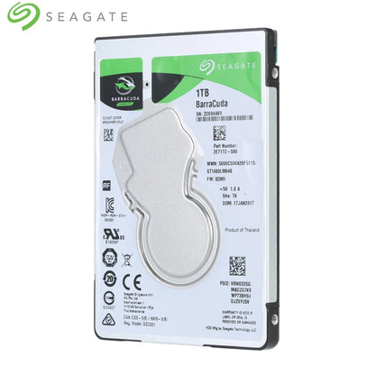 1TB 2.5-inch Internal Laptop Hard Drive - Slim 7mm SATA HDD