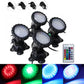 IP68 Waterproof LED Underwater Light - 12V RGB Pool Spot