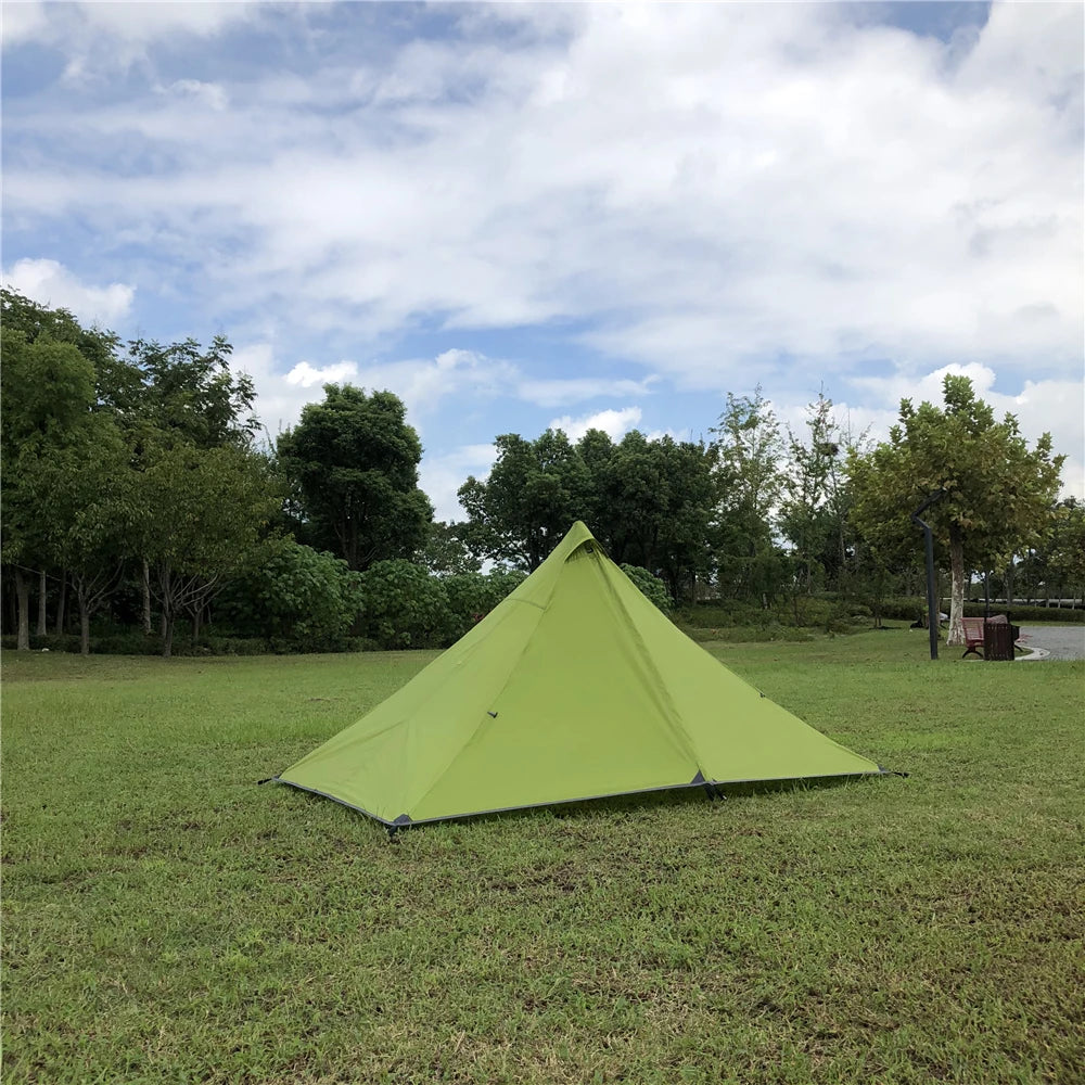 Ultralight Single Person Pyramid Tent - 4-Season Waterproof Shelter