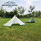Ultralight Single Person Pyramid Tent - 4-Season Waterproof Shelter