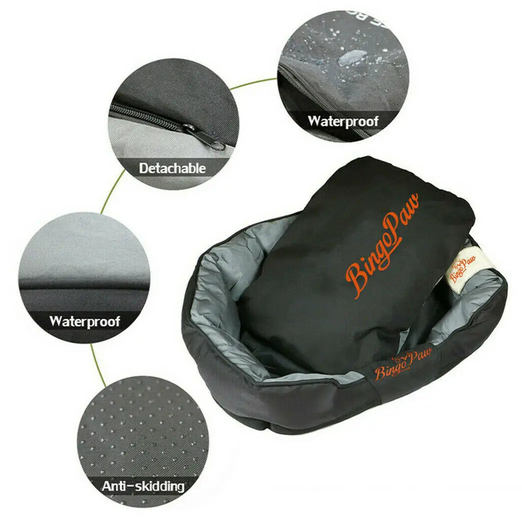 XXL Orthopedic Dog Bed | Waterproof Extra Large Sofa Pet Mat Kennel