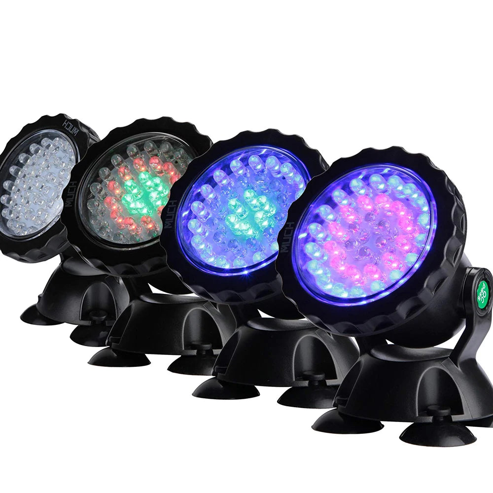 IP68 Waterproof LED Underwater Light - 12V RGB Pool Spot