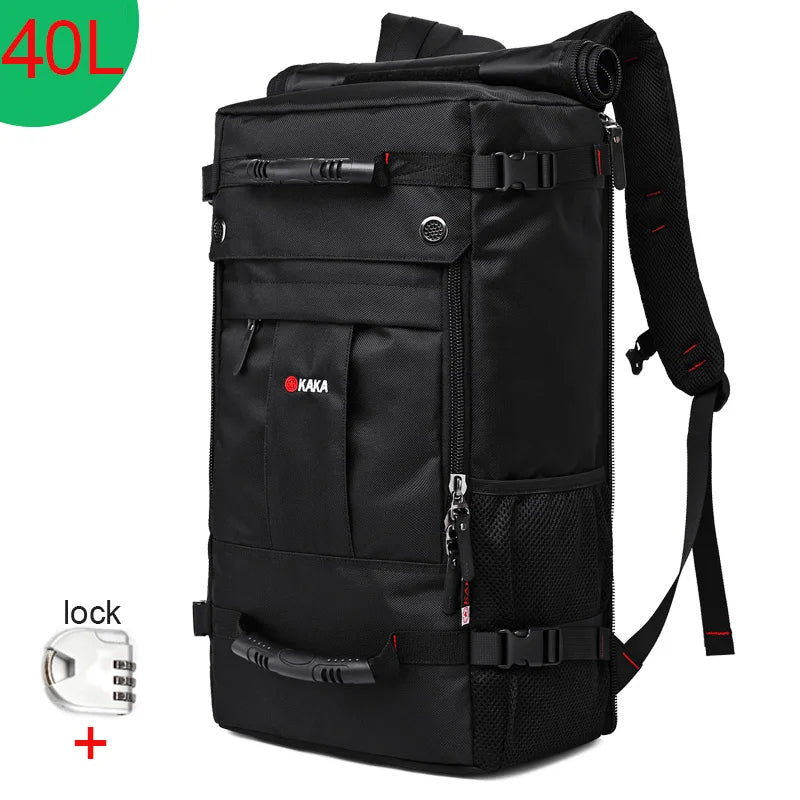 50L Waterproof Travel Backpack | 17.3" Laptop Multifunction Hiking Bag