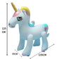 160cm Giant Inflatable Unicorn Water Sprinkler - Outdoor Summer Toy