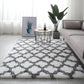 Soft Fluffy Tie-Dye Rug - Modern Plush Shaggy Area Carpet