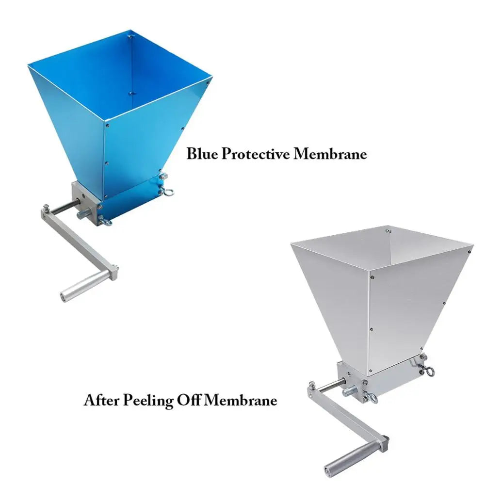 Adjustable 2-Roller Grain Mill | Stainless Malt Crusher & Homebrew Tool