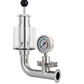 1.5" Tri Clamp Spunding Valve with Pressure Gauge | Sanitary Brew Set