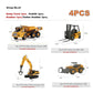 Alloy Diecast Excavator Loader | 1:50 Scale Metal Construction Model