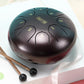 6" Steel Tongue Drum | 8 Note Ethereal Meditation & Yoga Hand Drum