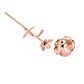Rose Flower Cremation Jewellery - Stainless Steel Ashes Urn
