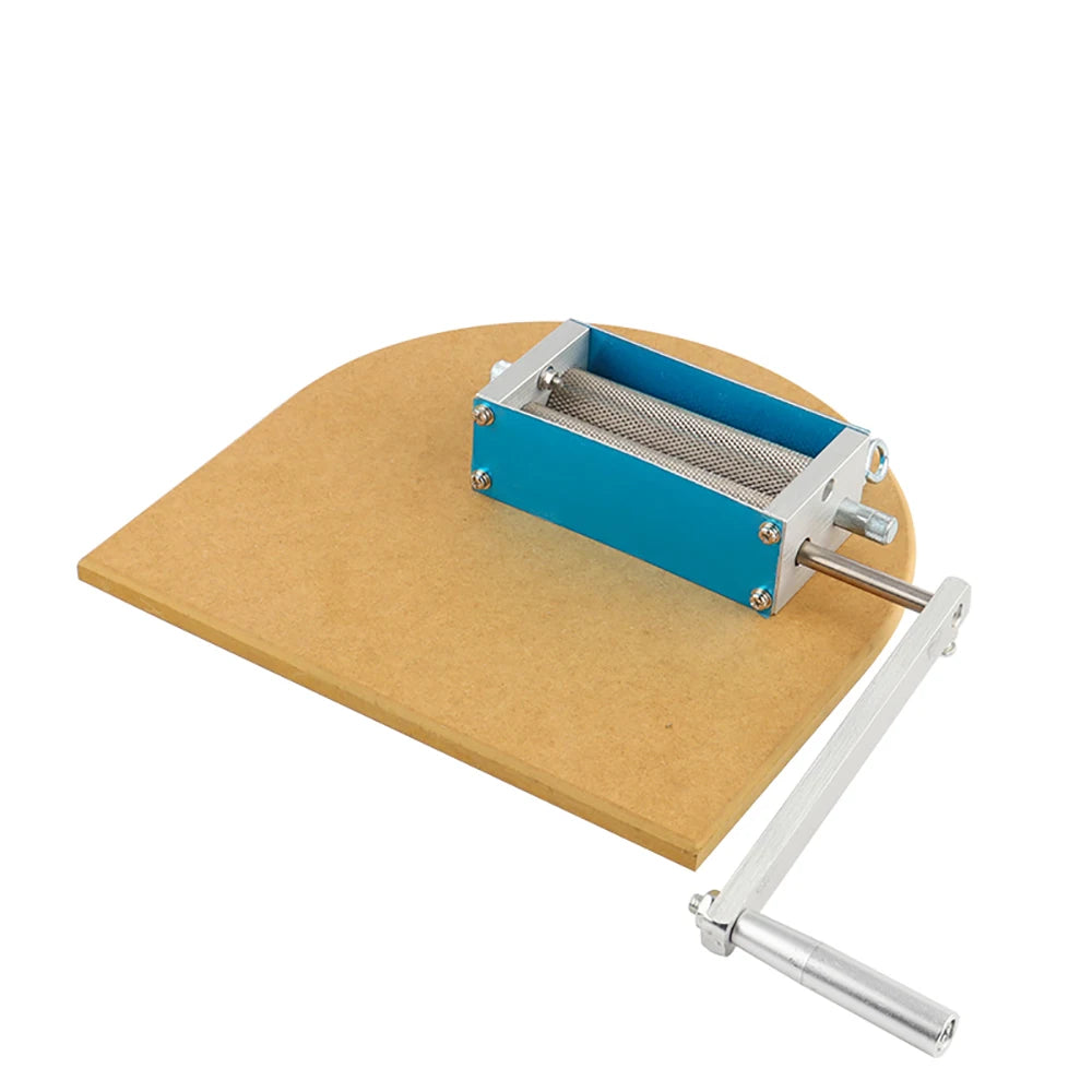 2-Roller Stainless Steel Malt Mill - Adjustable Grain Crusher