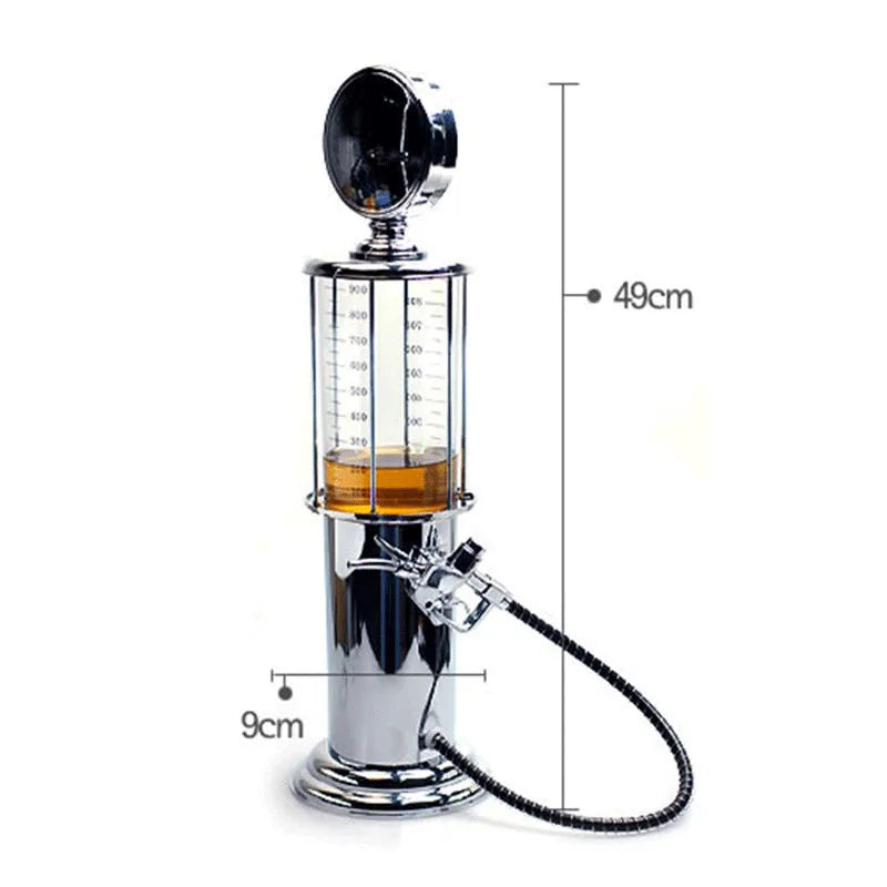 Mini Gas Station Beer Dispenser | Retro Novelty Drinks Pump Gift Set
