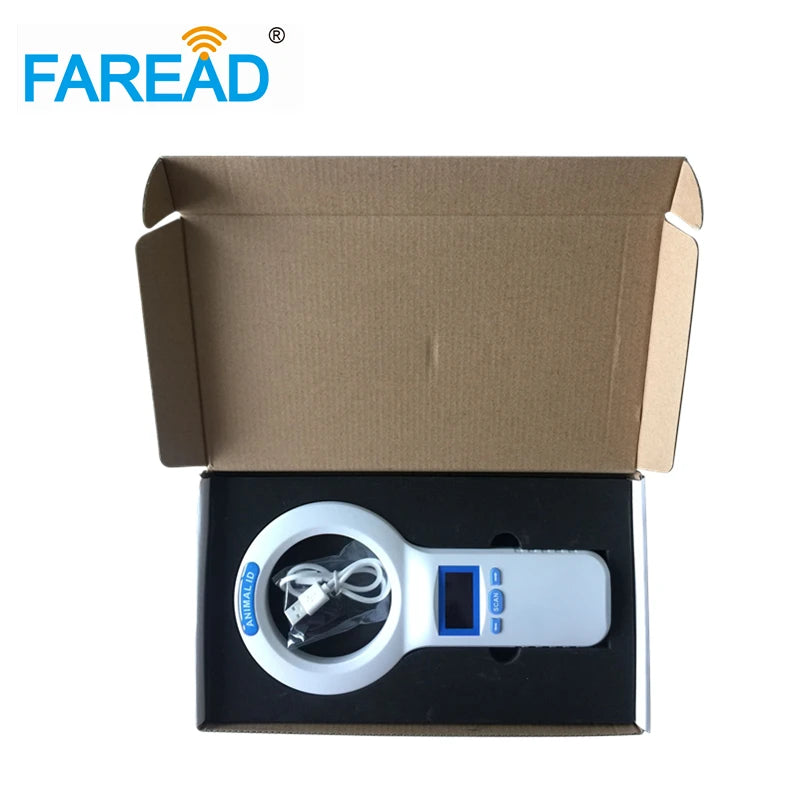 Pet Microchip Scanner | Handheld 134.2kHz RFID Reader for Dog & Cat ID