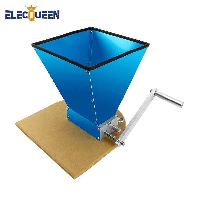 2-Roller Stainless Steel Malt Mill - Adjustable Grain Crusher