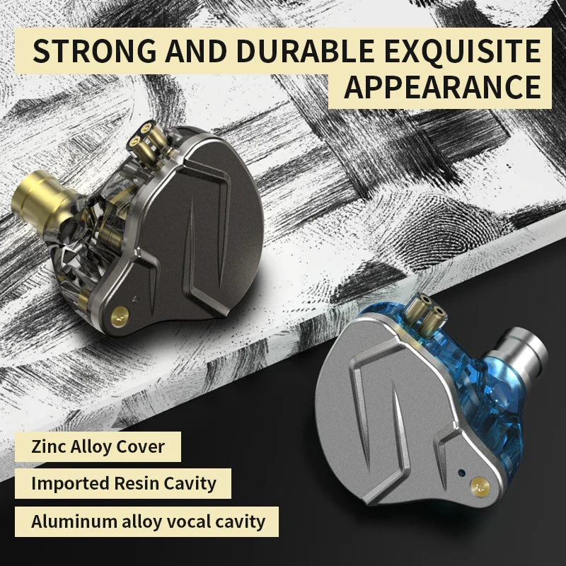 1BA+1DD Hybrid Technology Earphones | HIFI Bass Metal In-Ear Monitor
