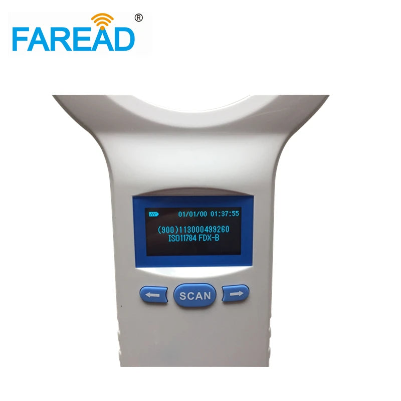 Pet Microchip Scanner | Handheld 134.2kHz RFID Reader for Dog & Cat ID